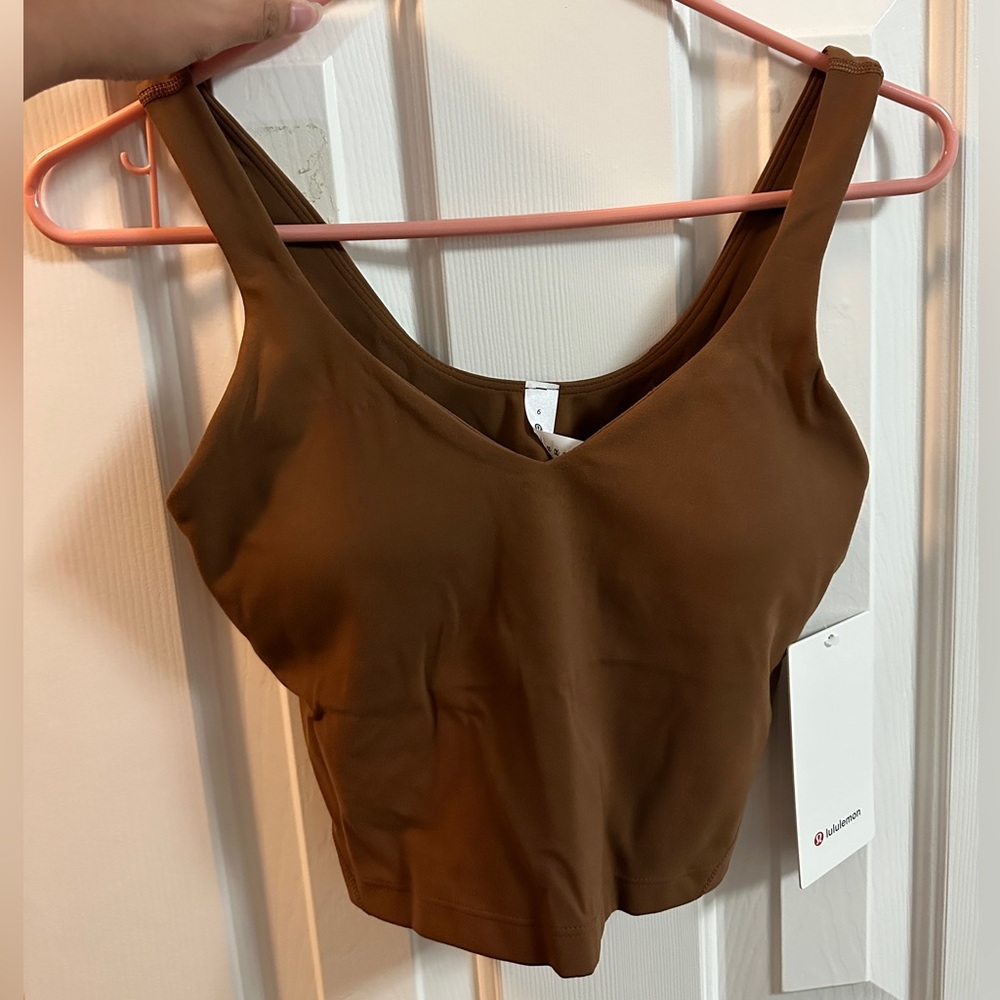lululemon align tank Java (size 6) BRAND NEW